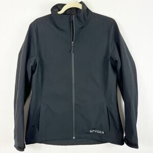 Spyder Womens Elevation Lightweight Active Soft Shell Jacket Outerwear Black 12